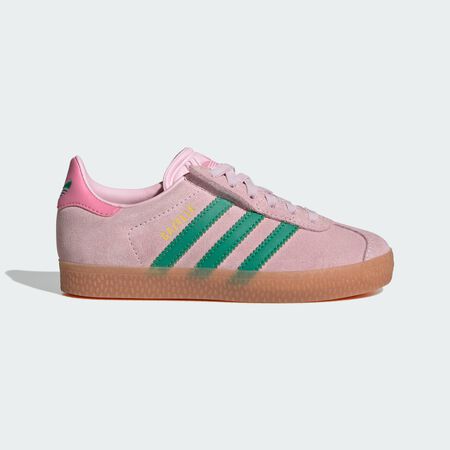 ADIDAS ORIGINALS Chaussure lacets élastiques Gazelle Comfort Closure Enfants Clear Pink / Court Green / Bliss Pink CADET