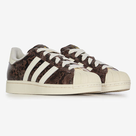 ADIDAS ORIGINALS superstar SUPERSTAR II SNAKE MARRON MARRON FEMME