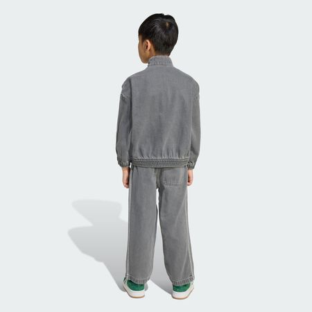 ADIDAS ORIGINALS Ensemble haut ras-du-cou Denim Enfants Grey CADET