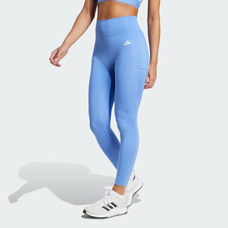 ADIDAS ORIGINALS Legging 7/8 sans couture avant Optimé Essentials Blue Fusion FEMME