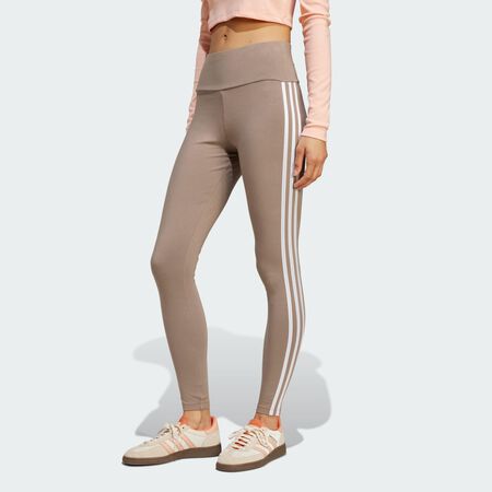 ADIDAS ORIGINALS 3-Stripes Leggings Trace Brown WOMEN