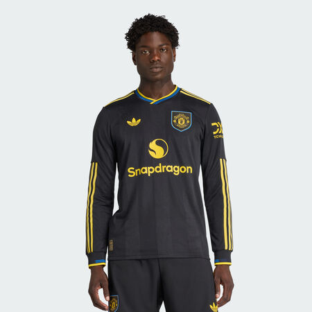 ADIDAS PERFORMANCE Maillot Third manches longues Manchester United 25/26 Authentique Black HOMME