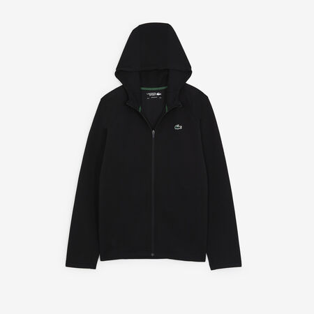LACOSTE JACKET TRACKSUIT FZ FLEECE BLACK MEN