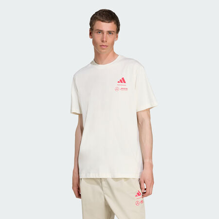 ADIDAS PERFORMANCE Mercedes - AMG Petronas Formula One Team Summer Graphic Tee Off White MEN